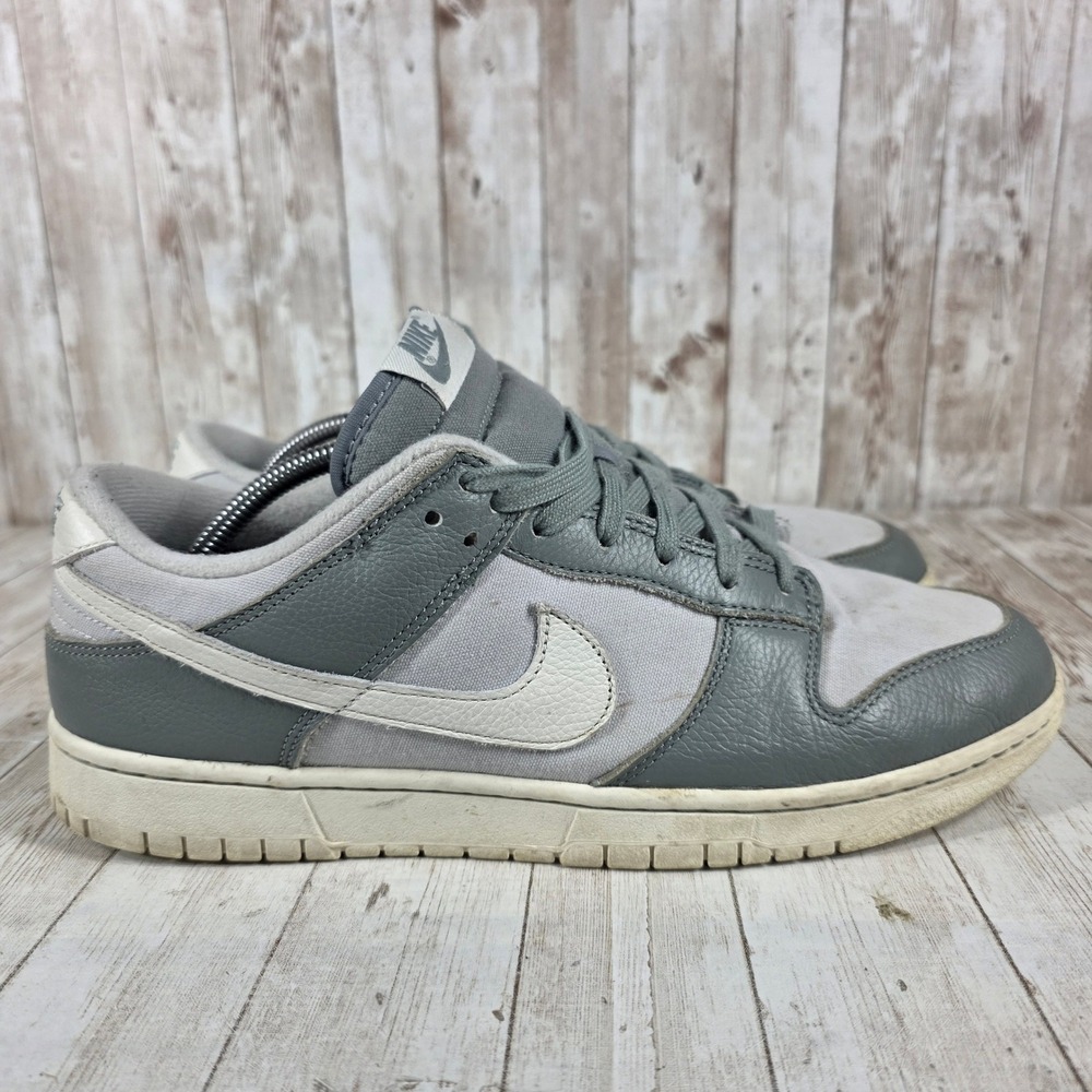 Nike Dunk Low Grey White Mens Casual Sneakers Shoes Size 11.5‎ DV7212 300